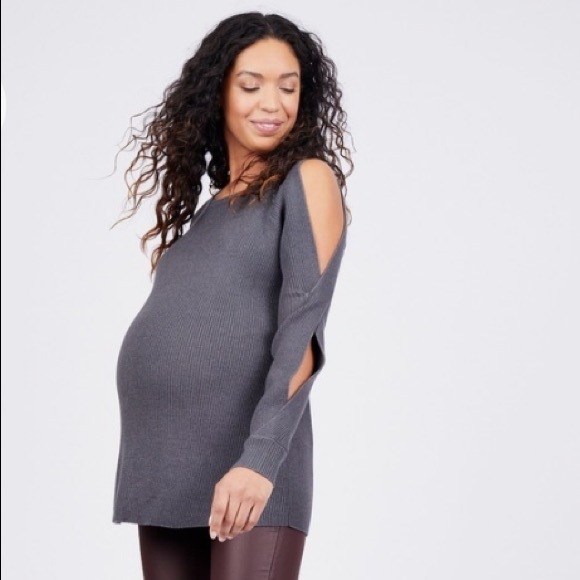 Noir Sweaters - Maternity Sweater Noir Sweaters - Maternity Sweater